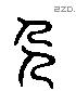 人 Liushutong characters